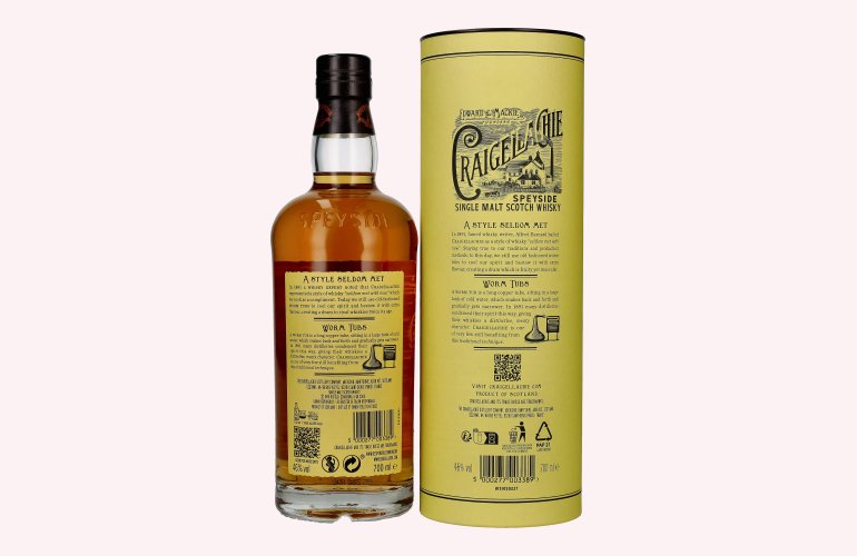 Craigellachie 13 Years Old Speyside Single Malt 46% Vol. 0,7l en boîte cadeau