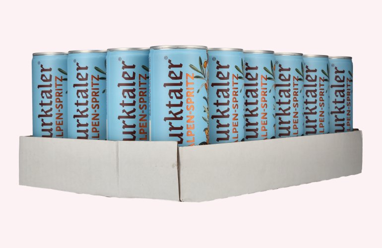 Gurktaler Alpen-Spritz Aperitif 4,5% Vol. 24x0,25l Dosen Pfand