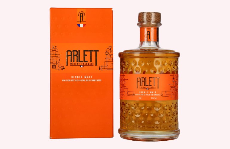 ARLETT Finition Fût de Pineau des Charentes Single Malt Whisky 48% Vol. 0,7l in Geschenkbox