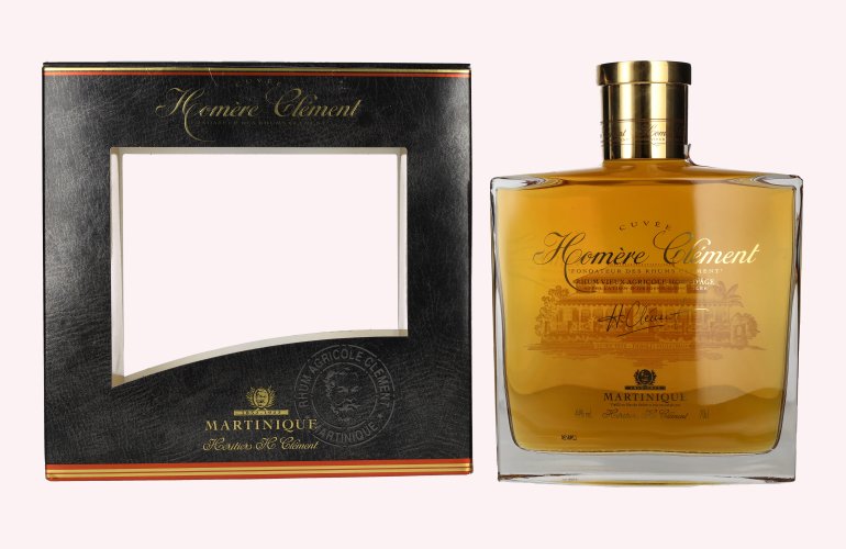 Homére Clément Cuvée Rhum Vieux Agricole Hors D'Âge 44% Vol. 0,7l in Geschenkbox