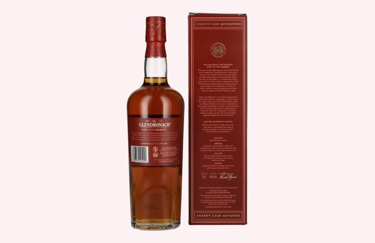 The GlenDronach ODE TO THE EMBERS Highland Single Malt 48,4% Vol. 0,7l in geschenkverpakking