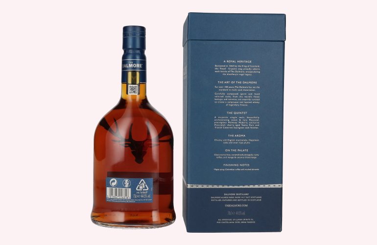 The Dalmore THE QUINTET Highland Single Malt 44,5% Vol. 0,7l en boîte cadeau