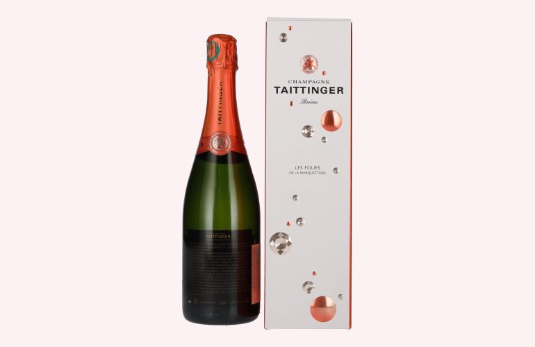 Taittinger Champagne Folies de la Marquetterie Brut 12,5% Vol. 0,75l in geschenkverpakking