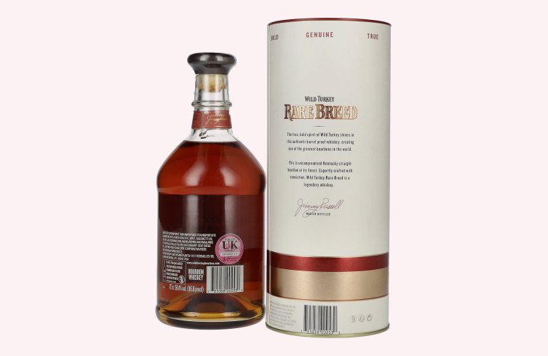 Wild Turkey RARE BREED Kentucky Straight Bourbon Whiskey Barrel Proof 58,4% Vol. 0,7l in Giftbox