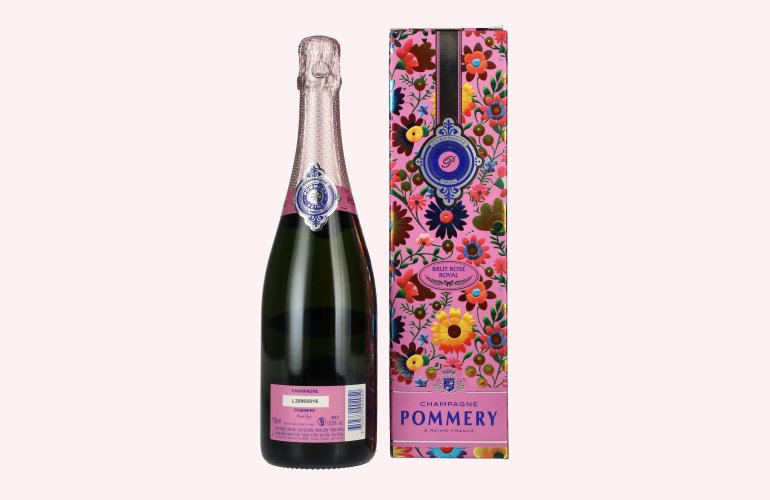 Pommery Brut Rosé Champagne 12,5% Vol. 0,75l en boîte cadeau