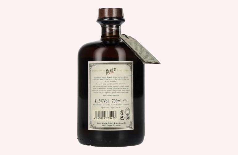 Remedy Spiced Spirit Drink 41,5% Vol. 0,7l