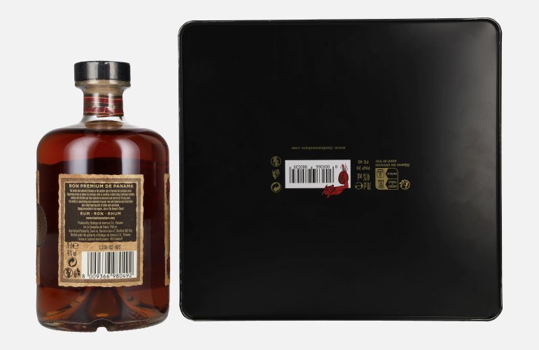 The Demon's Share Superior Blend Rum 12 Years Old 41% Vol. 0,7l in Tinbox avec Verre