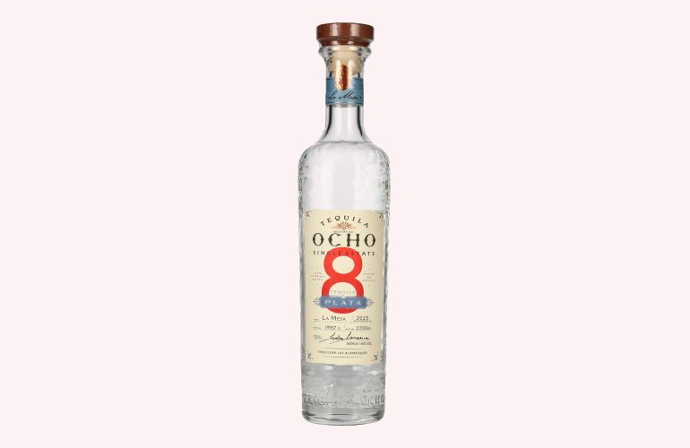 Tequila Ocho Plata LA MESA Single Estate 40% Vol. 0,5l