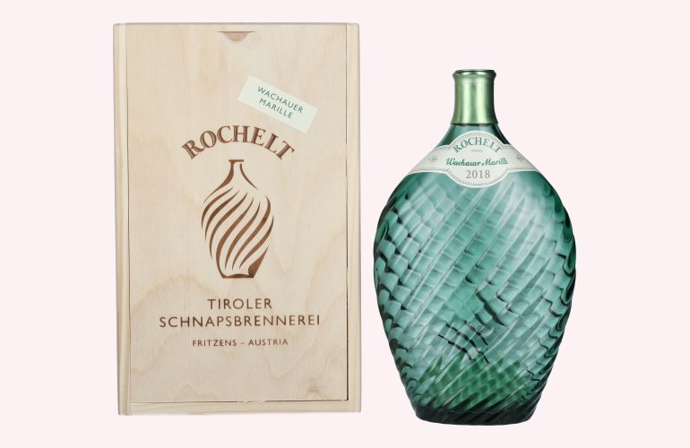 Rochelt Wachauer Marille 2018 50% Vol. 0,7l in Holzkiste