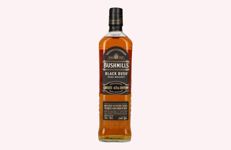 Bushmills BLACK BUSH Irish Whiskey Caviste Edition 43% Vol. 0,7l