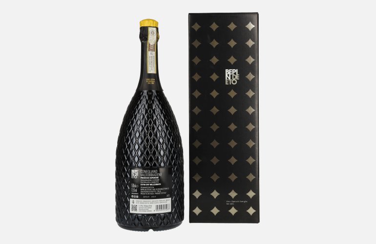 Bepin De Eto Prosecco Superiore Extra Dry Millesimato DOCG 2024 11,5% Vol. 1,5l in geschenkverpakking
