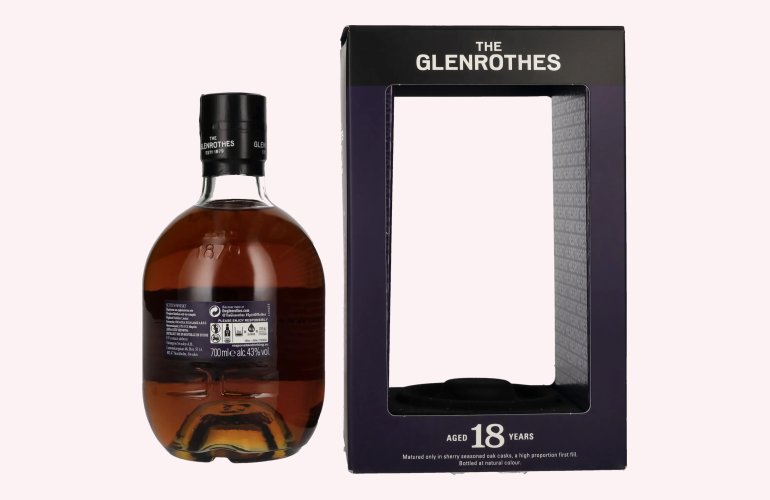 The Glenrothes 18 Years Old Speyside Single Malt 43% Vol. 0,7l in Giftbox
