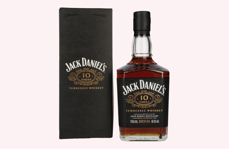 Jack Daniel's 10 Years Old Tennessee Whiskey Batch 04 48,5% Vol. 0,7l in Geschenkbox