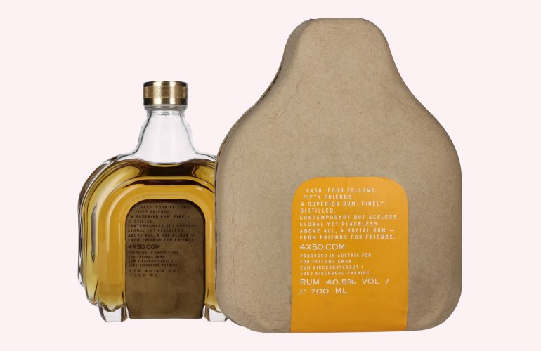 4X50 R.N.P. Finely Distilled Superior Rum 40,5% Vol. 0,7l en boîte cadeau