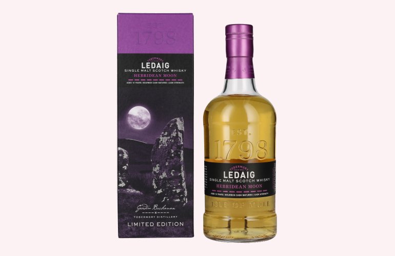Ledaig 10 Years Old HEBRIDEAN MOON Single Malt Limited Edition 58,8% Vol. 0,7l in Geschenkbox