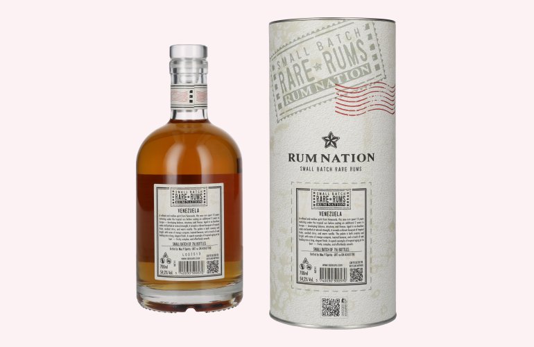 Rum Nation Rare Rums VENEZUELA 2010/2025 54,2% Vol. 0,7l in Geschenkbox