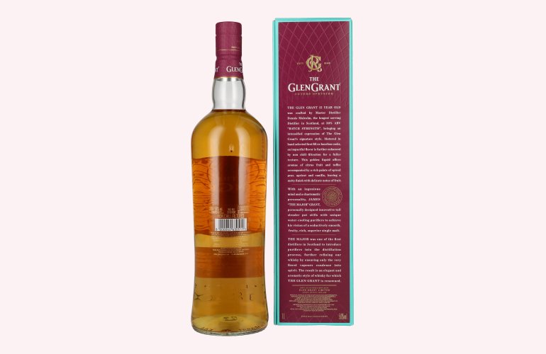 Glen Grant 15 Years Old BATCH STRENGTH Single Malt Whisky 50% Vol. 1l in geschenkverpakking