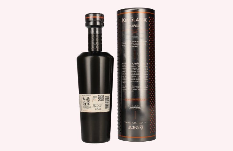 Inchdairnie KinGlassie 8 Years Old Raw Fife Single Malt Scotch Whisky 46,3% Vol. 0,7l in Tinbox