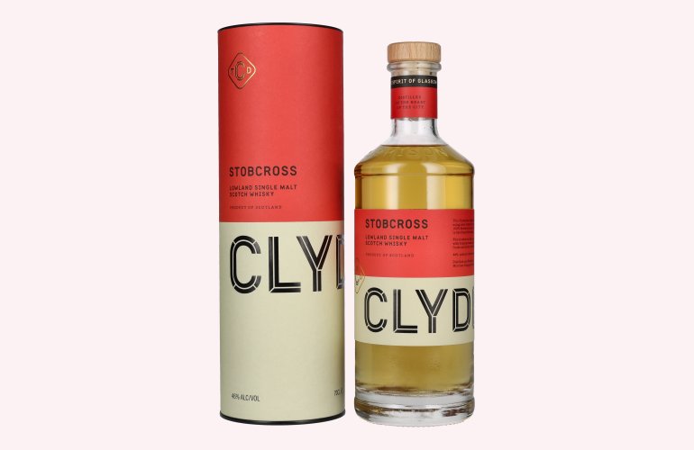 Clydeside STOBCROSS Lowland Single Malt 46% Vol. 0,7l en boîte cadeau