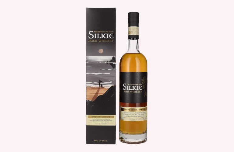 The Legendary DARK SILKIE Irish Whiskey 46% Vol. 0,7l en boîte cadeau
