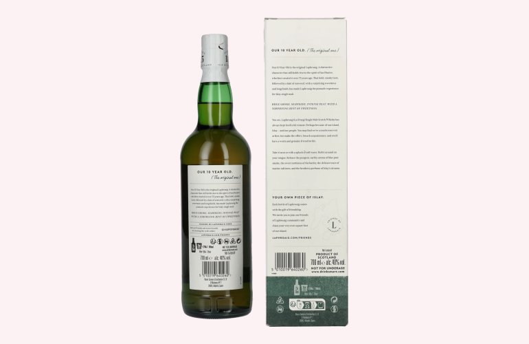 Laphroaig 10 Years Old 40% Vol. 0,7l en boîte cadeau