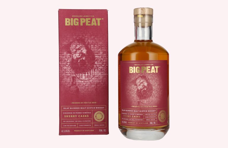 Douglas Laing BIG PEAT Pedro Ximénez Sherry Cask Finish Féis Ìle 2026 52,6% Vol. 0,7l in Giftbox