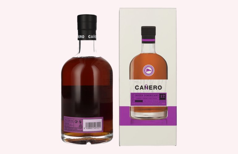 Ron Cañero 12 Solera Ron Dominicano SHERRY CREAM CASK FINISH 40% Vol. 0,7l in geschenkverpakking