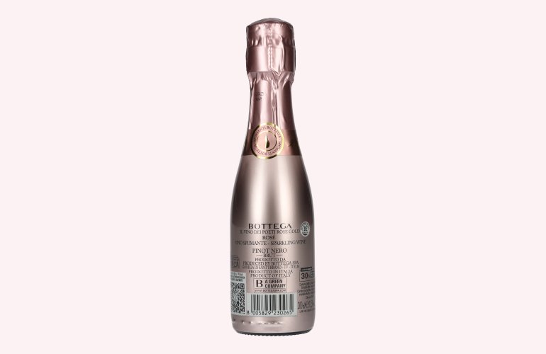 Bottega ROSE GOLD Vino Spumante Brut 11,5% Vol. 0,2l