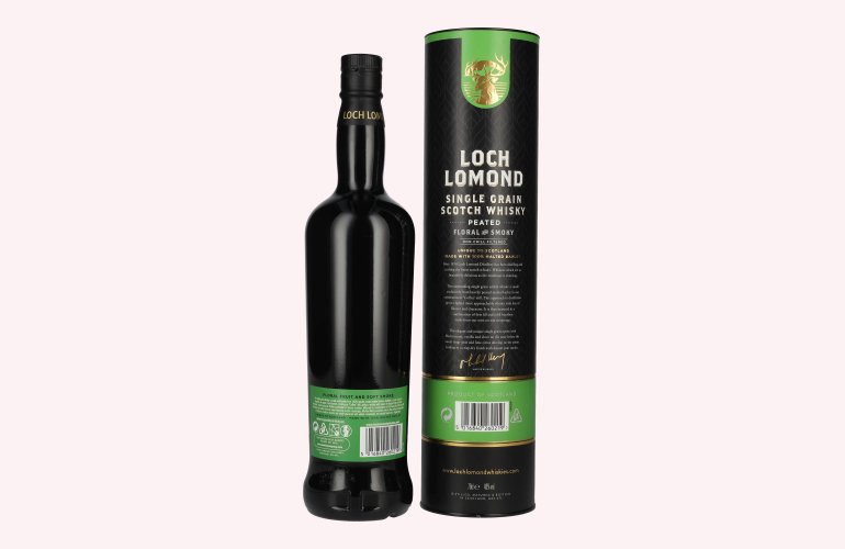 Loch Lomond PEATED Floral & Smoky Single Grain 46% Vol. 0,7l in geschenkverpakking