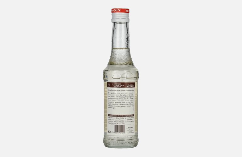 Le Sirop de Monin WEIßE SCHOKOLADE 0,25l