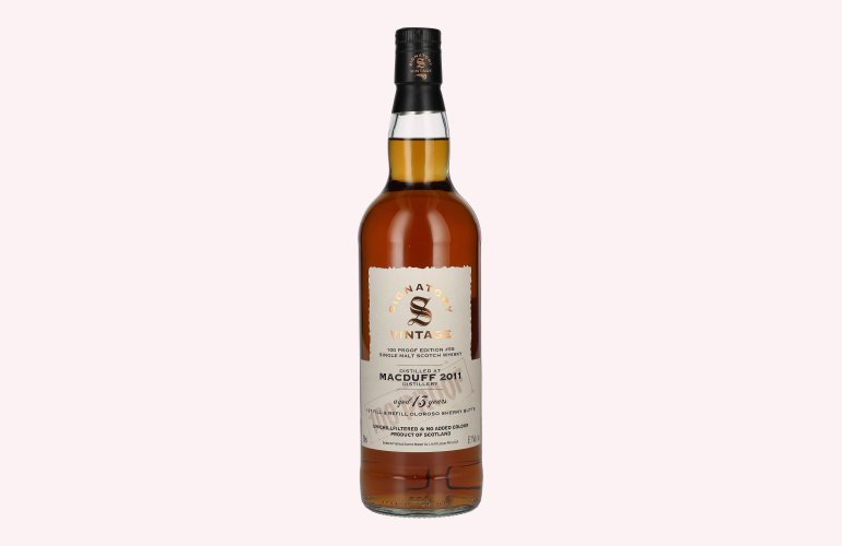 Signatory Vintage 100 Proof Edition MACDUFF 13 Years Old Single Malt #55 2011 57,1% Vol. 0,7l
