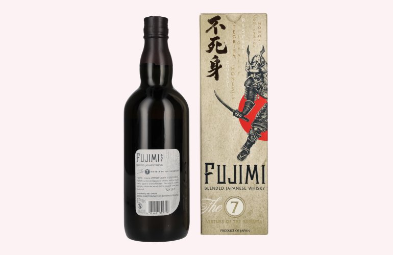 Fujimi The 7 Virtues Blended Japanese Whisky 40% Vol. 0,7l in geschenkverpakking