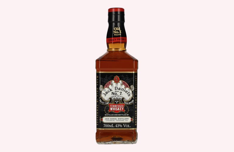 Jack Daniel's Sour Mash Tennessee Whiskey LEGACY EDITION No. 2 - BLACK DESIGN 43% Vol. 0,7l