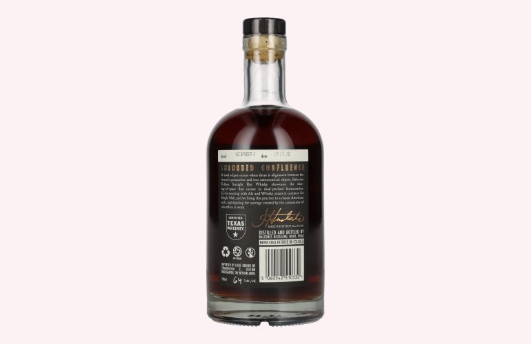 Balcones ECLIPSE TEXAS RYE Cask Strength Rye Whisky 64% Vol. 0,7l