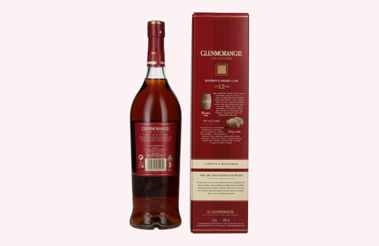 Glenmorangie The ACCORD 12 Years Old Bourbon & Sherry Cask 43% Vol. 1l in Geschenkbox