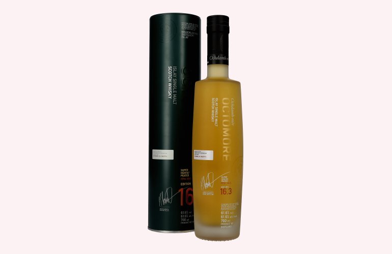 Octomore EDITION: 16.3 Super Heavily Peated Islay Single Malt 61,6% Vol. 0,7l in Tinbox