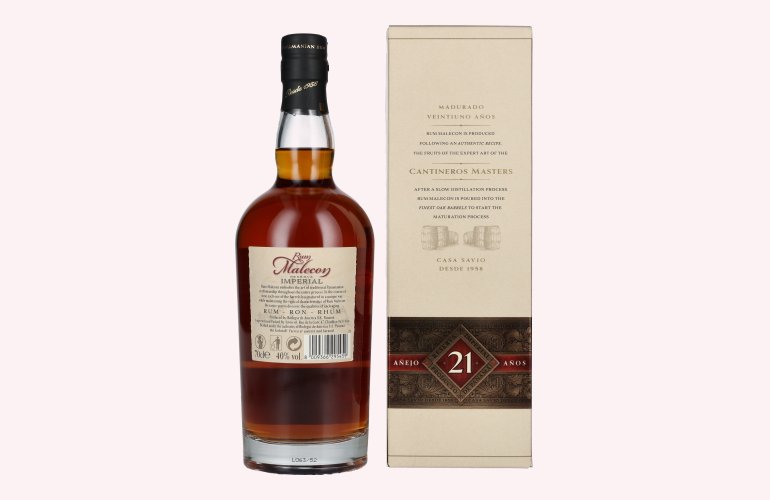 Rum Malecon Añejo 21 Años Reserva Imperial 40% Vol. 0,7l in Geschenkbox