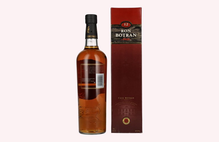 Botran Ron Añejo 12 Sistema Solera 40% Vol. 0,7l en boîte cadeau