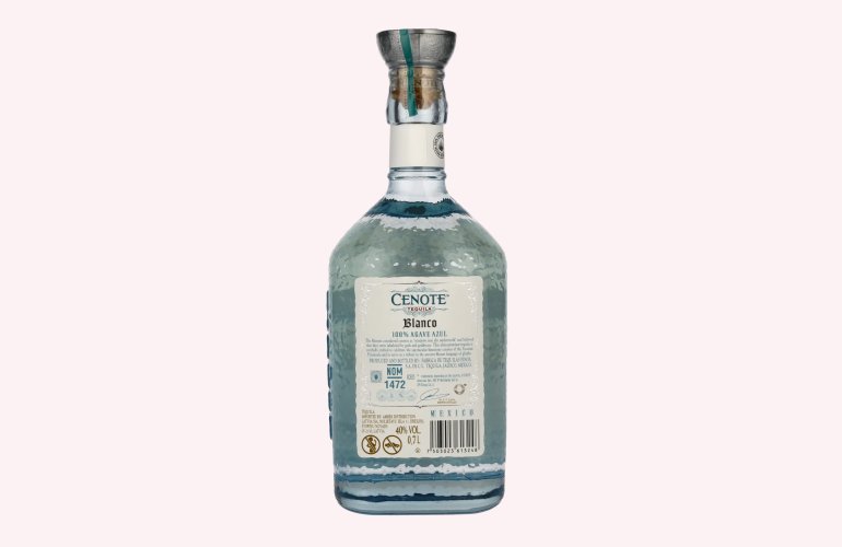 Cenote Tequila Blanco 100% Agave Azul 40% Vol. 0,7l