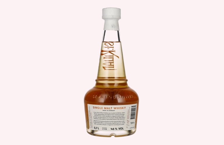 St. Kilian PEATED Single Malt Whisky 46% Vol. 0,7l