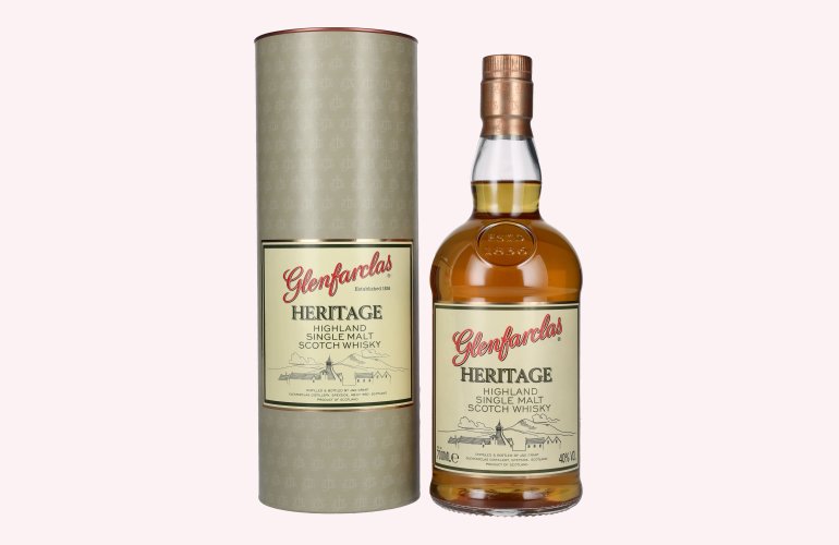 Glenfarclas HERITAGE Highland Single Malt Scotch Whisky 40% Vol. 0,7l in Giftbox