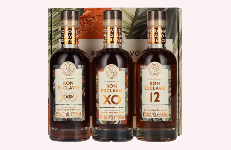 Ron Esclavo Giftbox 49% Vol. 3x0,2l in Geschenkbox