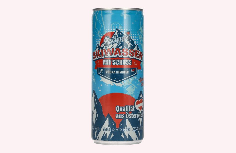 Gschpusi Skiwasser with Schuss 4% Vol. 0,25l Dose Pfand