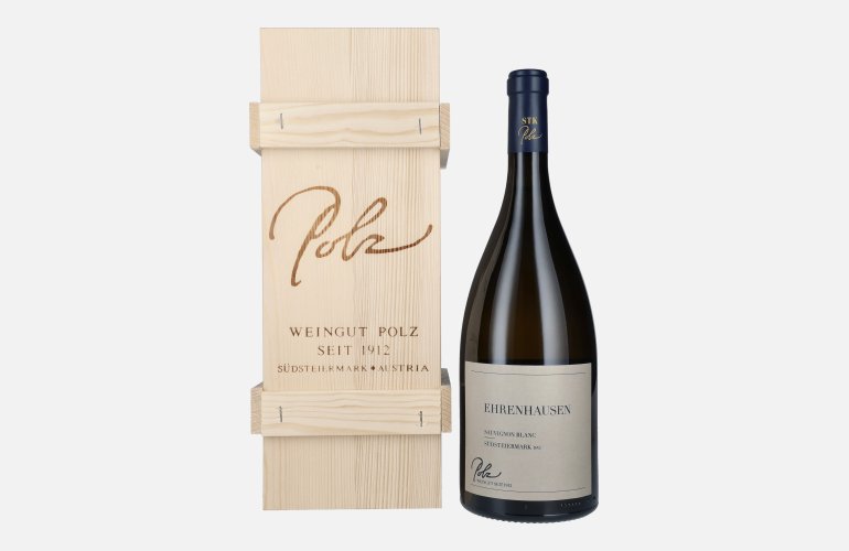Polz Sauvignon Blanc Südsteiermark Ehrenhausen DAC 2022 13% Vol. 1,5l in Holzkiste
