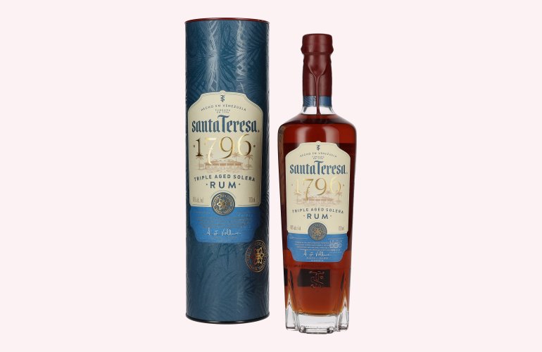 Santa Teresa 1796 Triple Aged Solera Rum 40% Vol. 0,7l in Geschenkbox