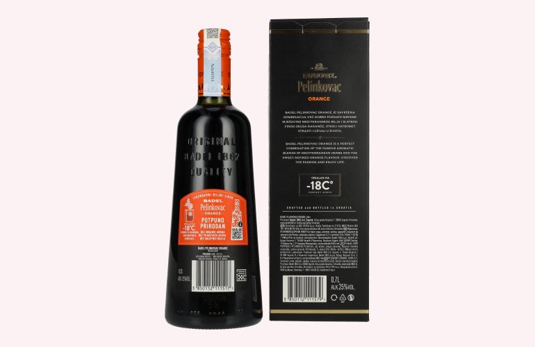 Badel Pelinkovac ORANGE 25% Vol. 0,7l in geschenkverpakking