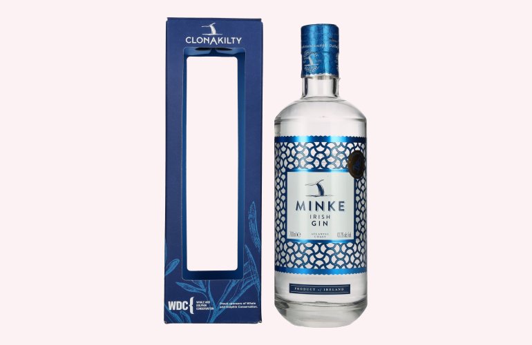 Minke Irish Gin 43,2% Vol. 0,7l en boîte cadeau