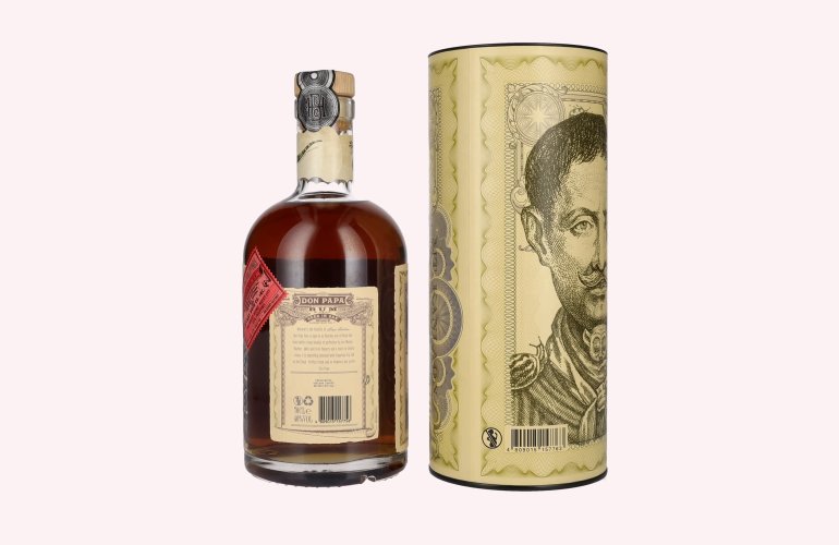 Don Papa 7 Years Old Single Island Rum 40% Vol. 0,7l in geschenkverpakking