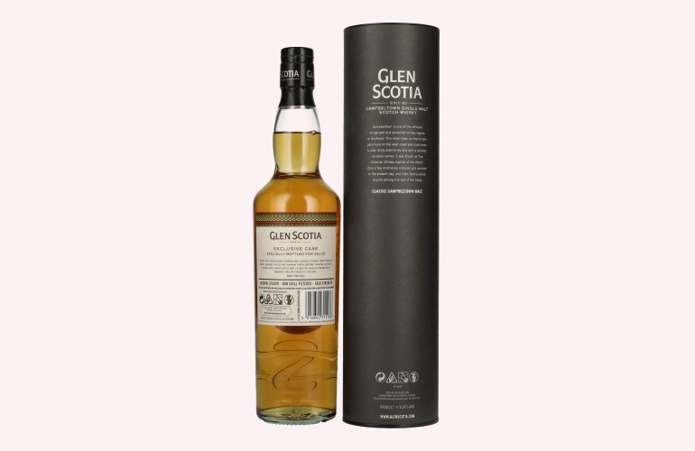 Glen Scotia 7 Years Old Single Malt Scotch Whisky 56,1% Vol. 0,7l en boîte cadeau