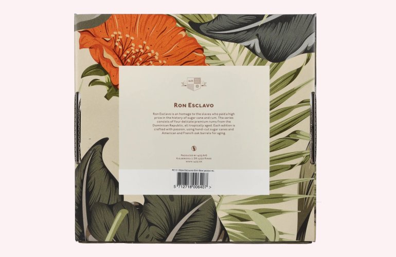 Ron Esclavo Giftbox 49% Vol. 3x0,2l en boîte cadeau